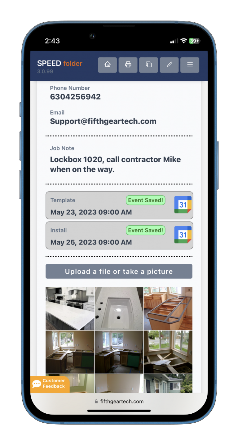Speed Folder File Landing Page - SpeedFolder